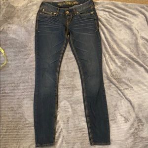 Once Worn Express Jeans Size 4. Skinny Bootcut